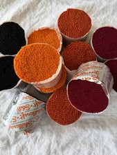 Shillcraft Pre-Cut Latch Hook Yarn Assorted Fall colors Lot of 12 skeins new