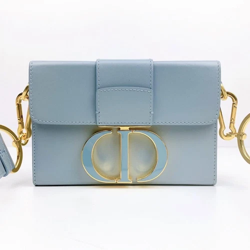 Sac à bandoulière Dior 30 Montaigne bleu couleur rare