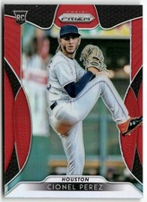 2019 Panini Prizm #185 Cionel Perez Red Prizm