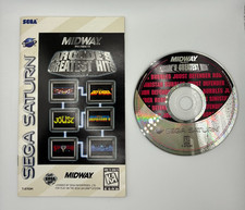 Williams Arcade's Greatest Hits Sega Saturn Manual and Disc Tested