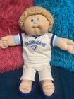 VTG 80s Cabbage Patch Kids Toronto Blue Jays Blonde Boy Doll Baseball Jersey ‘85