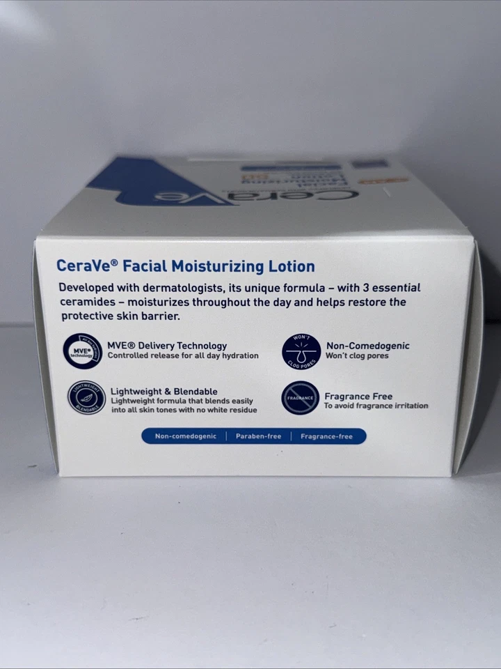 CeraVe AM Sunscreen 50 SPF For Normal To Dry Skin Lightweight 15 X 0.17 2.55floz - Image 2 of 3