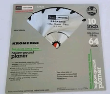Sears Craftsman Vintage Kromedge 9-32426 10"  Saw Blade Hollow Ground Planer 