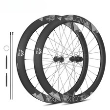 700C Full Carbon Road Bike Wheelset Disc Brake HUB Clincher Tubeless Height 50mm
