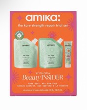 NIB Amika: The Kure Strength Repair Trial Kit Mask Shampoo Condition Hair Set