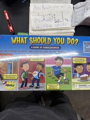 #ad #ad WHAT SHOULD YOU DO? LEARNING CONSEQUENCES BOARD GAME BY LAKESHORE NEW SEALED $14.45