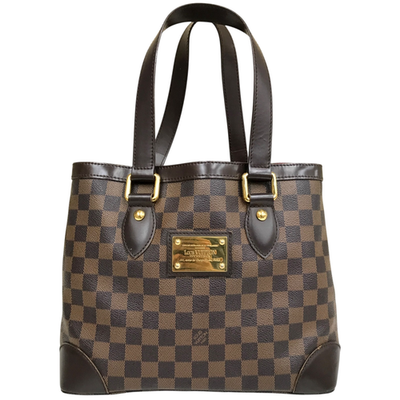 Louis Vuitton ルイ・ヴィトン ダミエ・エベヌ ハムステッド PM Auth Louis Vuitton Hampstead PM Tote Bag Damier Ebene Handbag