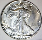 1938d BU ++ Walking Liberty SILVER Half Dollar KEY DATE Coin NICE FLASHY LUSTER