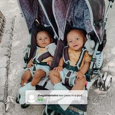 Double Stroller With Highest Weight Capacity Twin Stroller For Toddler And Baby