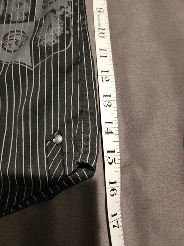 Ocean Current Collared Button-down Black With Pin Stripe Men's Small - Picture 10 of 13
