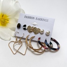 Earrings Set for Women Girls 6 Pairs
