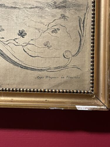 Antique 18th Century Engraving - 'David and Abigail, c. 1745. by Amigoni/Wagner - Picture 4 of 7