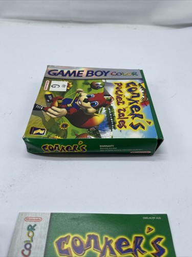 Conker’s Pocket Tales - GBC Gameboy Color Nintendo Boxed With Manuel - Aus Sell - Picture 5 of 6
