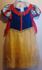 GIRL'S DISNEYS SNOW WHITE PRINCESS DRESS UP HALLOWEEN COSTUME SIZE 4