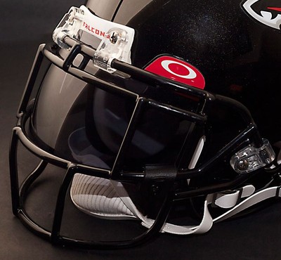ATLANTA FALCONS NFL Schutt EGOP Football Helmet Facemask/Faceguard (BLACK)