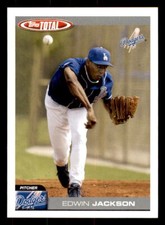 2004 Topps Total  #752 Edwin Jackson Los Angeles Dodgers