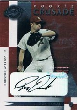 2001 Donruss Class of 2001 Rookie Crusade #RC29 Roy Oswalt Auto /300