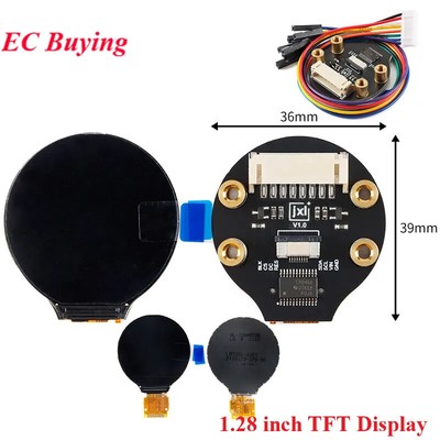 1.28'' IPS TFT LCD Display Module Round Screen 240x240 SPI Interface
