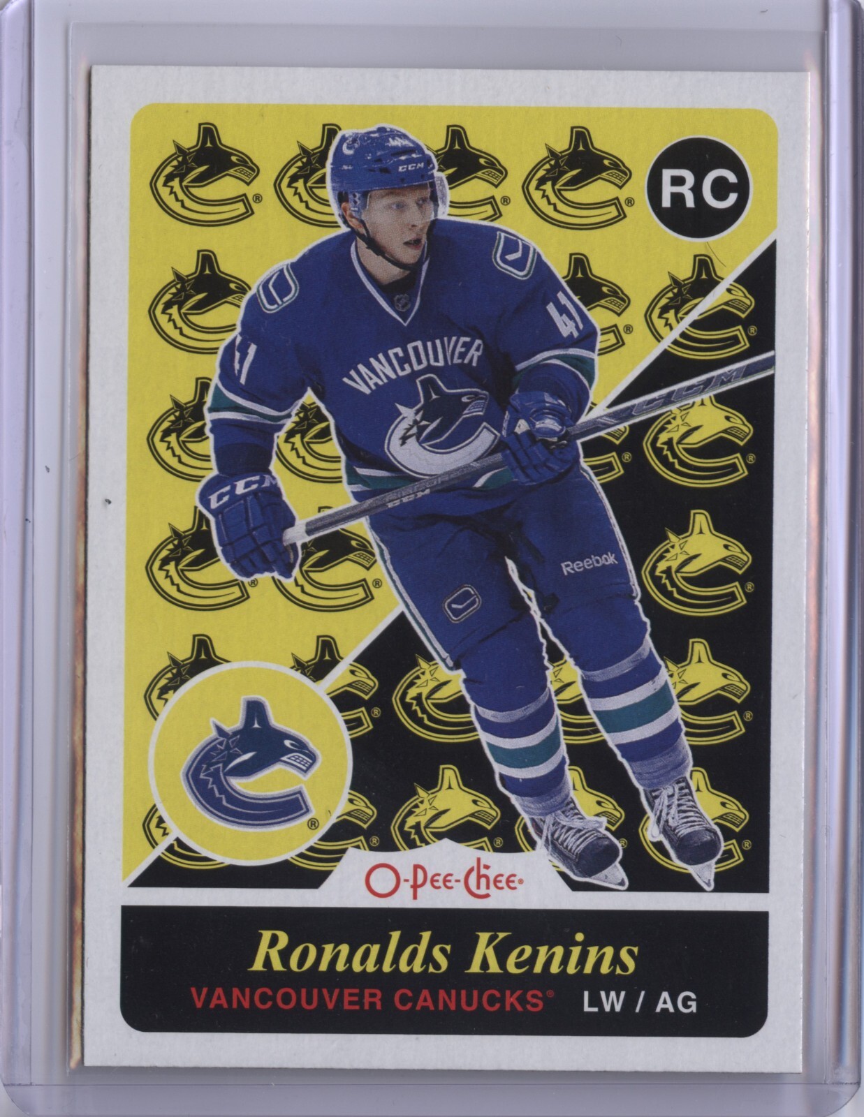 2015-16 RONALDS KENINS O-PEE-CHEE ROOKIE RETRO PARALLEL RC