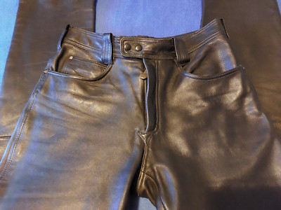 Hein Gericke CLASSIC GEAR Lederhose W30 Biker Rocker Lederhose im Röhrenschnitt