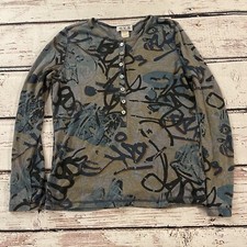 O.Y.B. Womens Long Sleeve Top Size 4 Made in USA Shirt