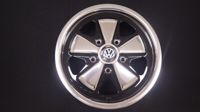 VW FUCHS MAG WHEELS SET OF 4 X 15 X 6.0 5 x 130 ET 35 INCH POLISHED ...