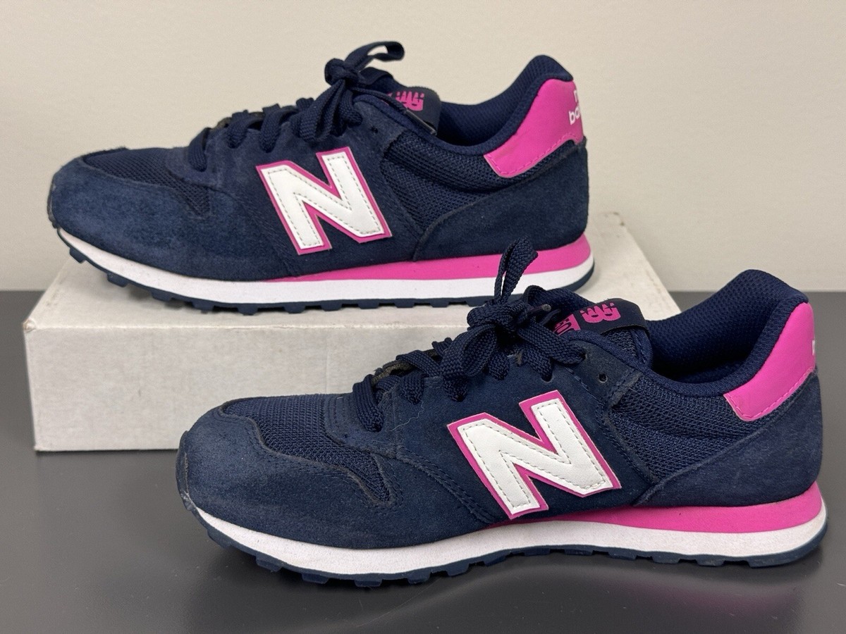 New Balance 500 Women's Size Shoes Blue Pink Athletic Running