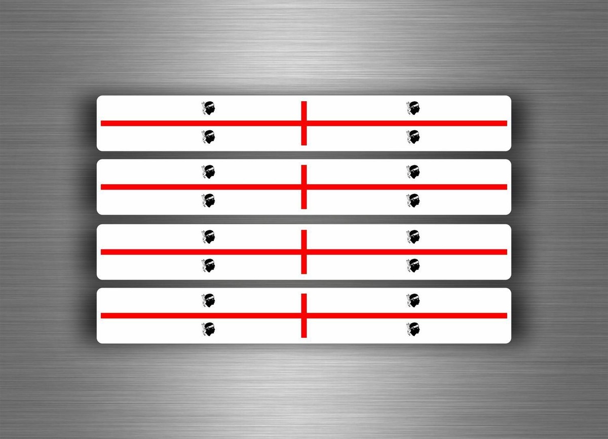Akachafactory Auto-Aufkleber Senegal-Flagge – Selbstklebend, 4 Stück, 150x20 Mm, Wetterfest