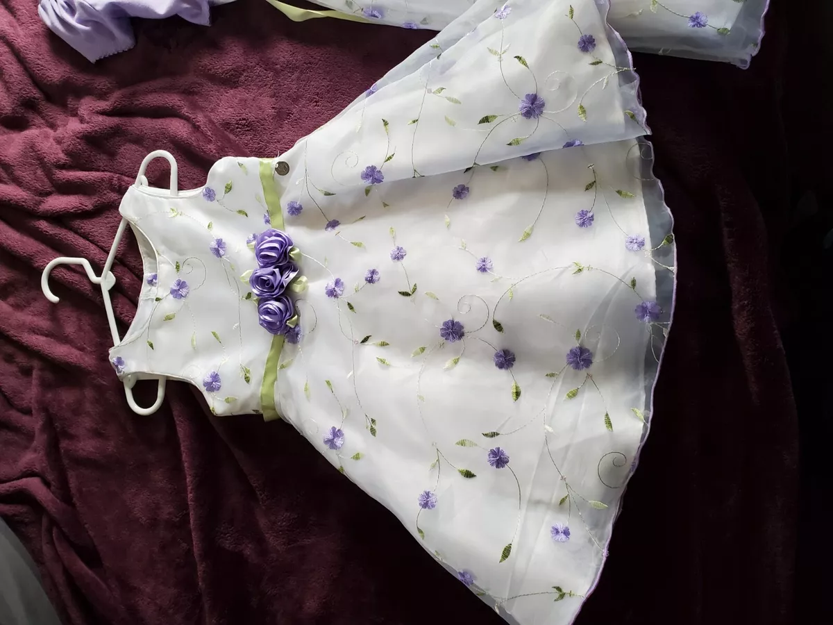 Matching Easter Dresses by Sweet Heart Rose Sisters Sizes 4 and 10