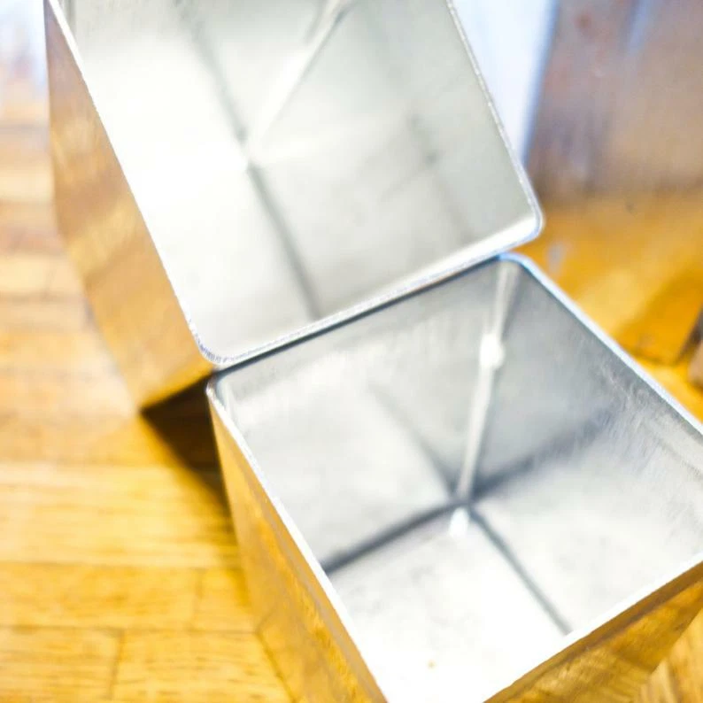 Square Metal Pillar Candle Mold, Aluminum Candle Making Mold, Large Candle Mold - Image 2 of 3