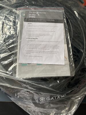 OPEN BOX / NO BOX GAIAM RESTORE BALANCE DISC BLACK CUSHION TRAINER FREE SHIPPING