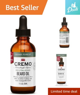 Revitalizing Cedar Forest Beard Oil - 1 fl oz - Moisturize and Soften Your Beard