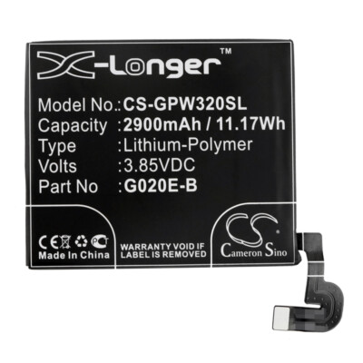 Ersatzakku - CS-GPW320SL - Google G020E-B / G020E / Pixel 3A - 3,85 Volt 2900mAh