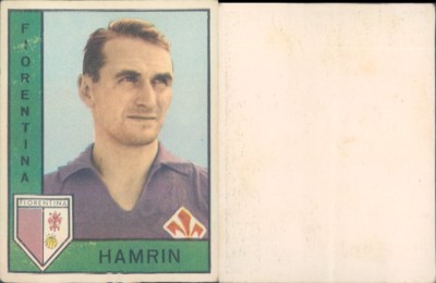 R@RA SOCCER FIGURE PANINI 1962/63-FIORENTINA,HAMRIN-NEW NEVER ATTACHED