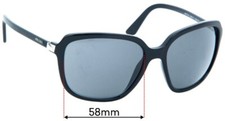 SFx Replacement Sunglass Lenses fits Prada SPR10V - 58mm Wide