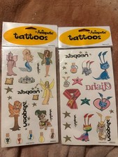 collectable vintage neopet temporary tattoos 2002