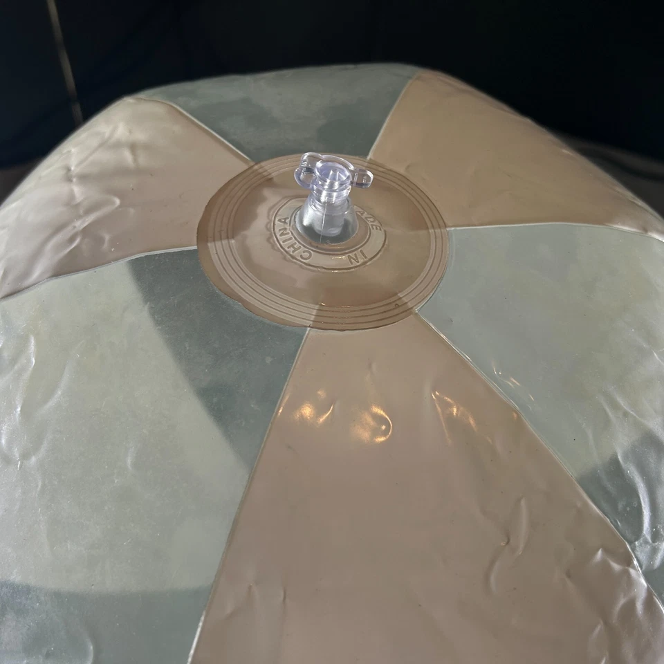 NFL WASHINGTON EQUIPO DE FÚTBOL AMERICANO COMANDANTES/PIELES ROJAS DE COLECCIÓN 14" LOGOTIPO PELOTA DE PLAYA RARA Foto 4 de 4