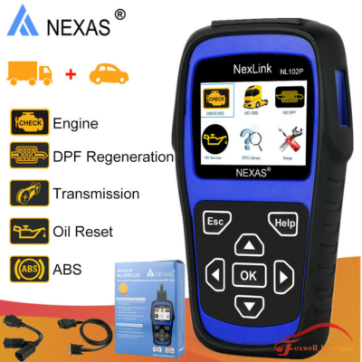 #ad #ad NEXAS NL102P OBD Scanner Diesel Heavy Duty Truck Diagnostic DPF Regen Oil Reset $183.99