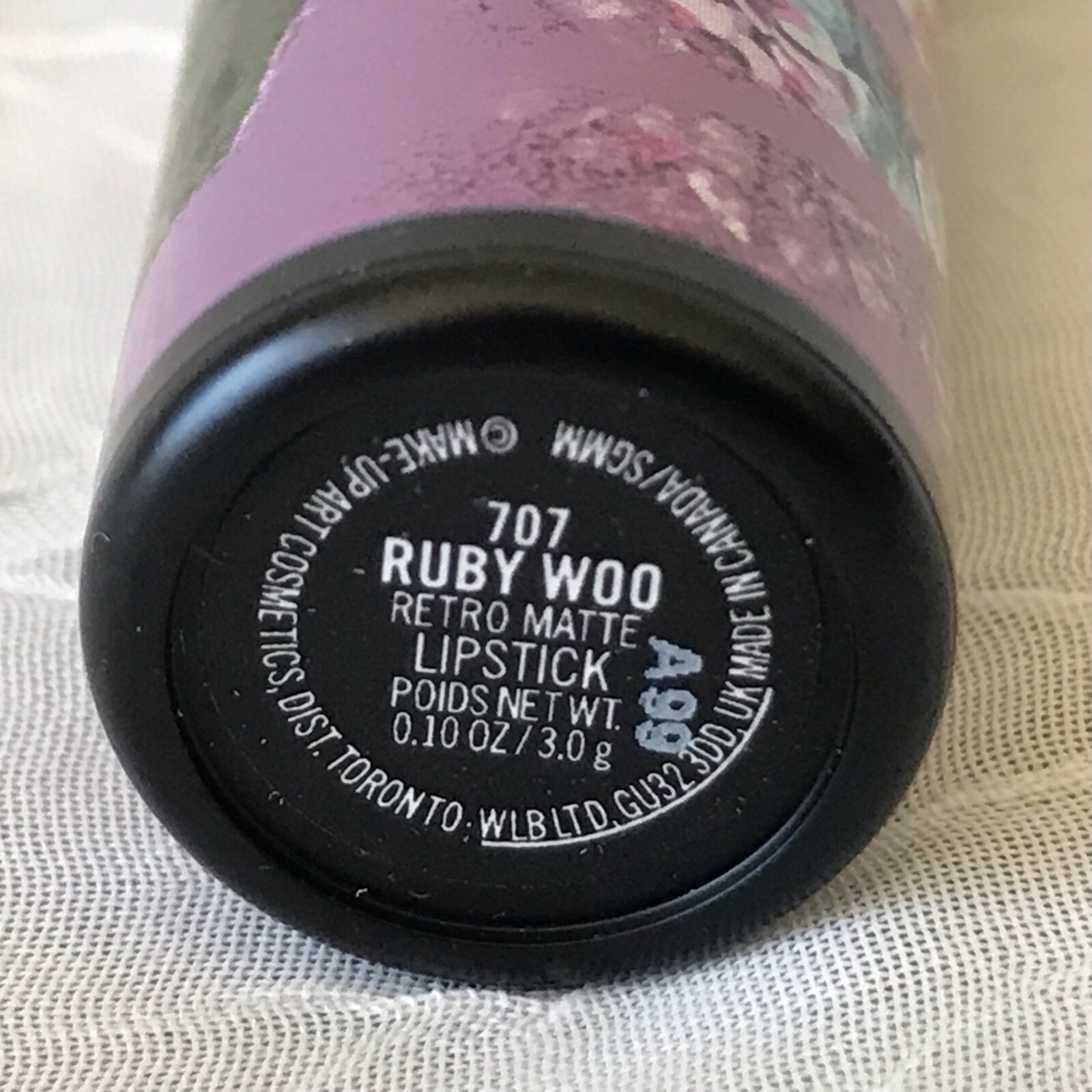 2 MAC LIPSTICKs RISK TAKER 707 RUBY WOO RETRO MATTE FULL SIZE NEW FREE SHIP