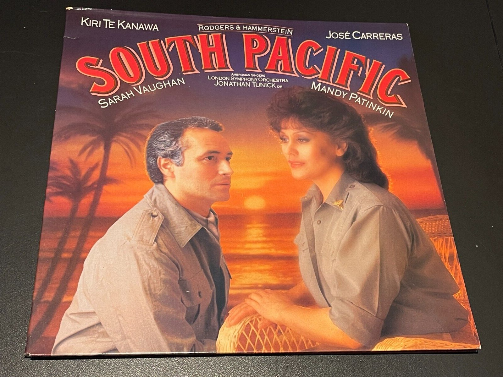 South Pacific - Vinyl Record LP Album - Kiri Te Kanawa, Sarah Vaughan - 1986 CBS