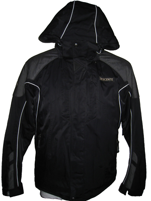 【達-_-磨】DESCENTE HOODED BLOUSON DESCENTE BACK VENTILATION SYSTEM NAVY BLUE SKI JACKET HOOD MEN'S L