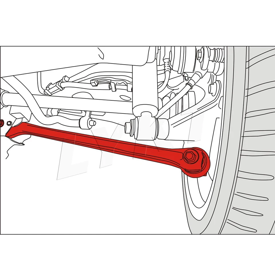 LYKT 2 Adjustable Rear Camber Alignment Arms for BMWX3、M3、Z4、318、323、325、328、330 - Image 2 of 4