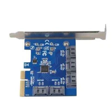 PCI-E Controller Card Converter Adapter PCIe3.0 To SATA3.0 Expansion Riser Card