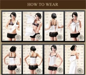 Lady Sexy Overbust Boned Corset Burlesque Basque Top Lace-Up Bustier Lingerie UK