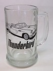 Rare 5.4" Beer Stein Mug Glass: 1957 Ford THUNDERBIRD 2-Door Convertible — photo 5