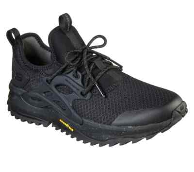 Skechers Men Shoes Black Comfort Sport Trail Outdoor Cushion Memory Foam  237227