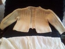 Baby Vintage Sweater And Vintage Dress