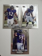 2012 Panini Prizm Ray Lewis, Ed Reed & Terrell Suggs Ravens (1st Year Prizm)