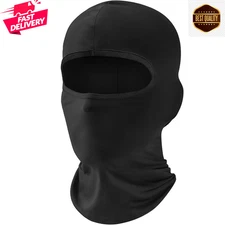 ROCKBROS Ski Mask Winter Balaclava Under Helmets w/Glasses Holes Thermal Fleece