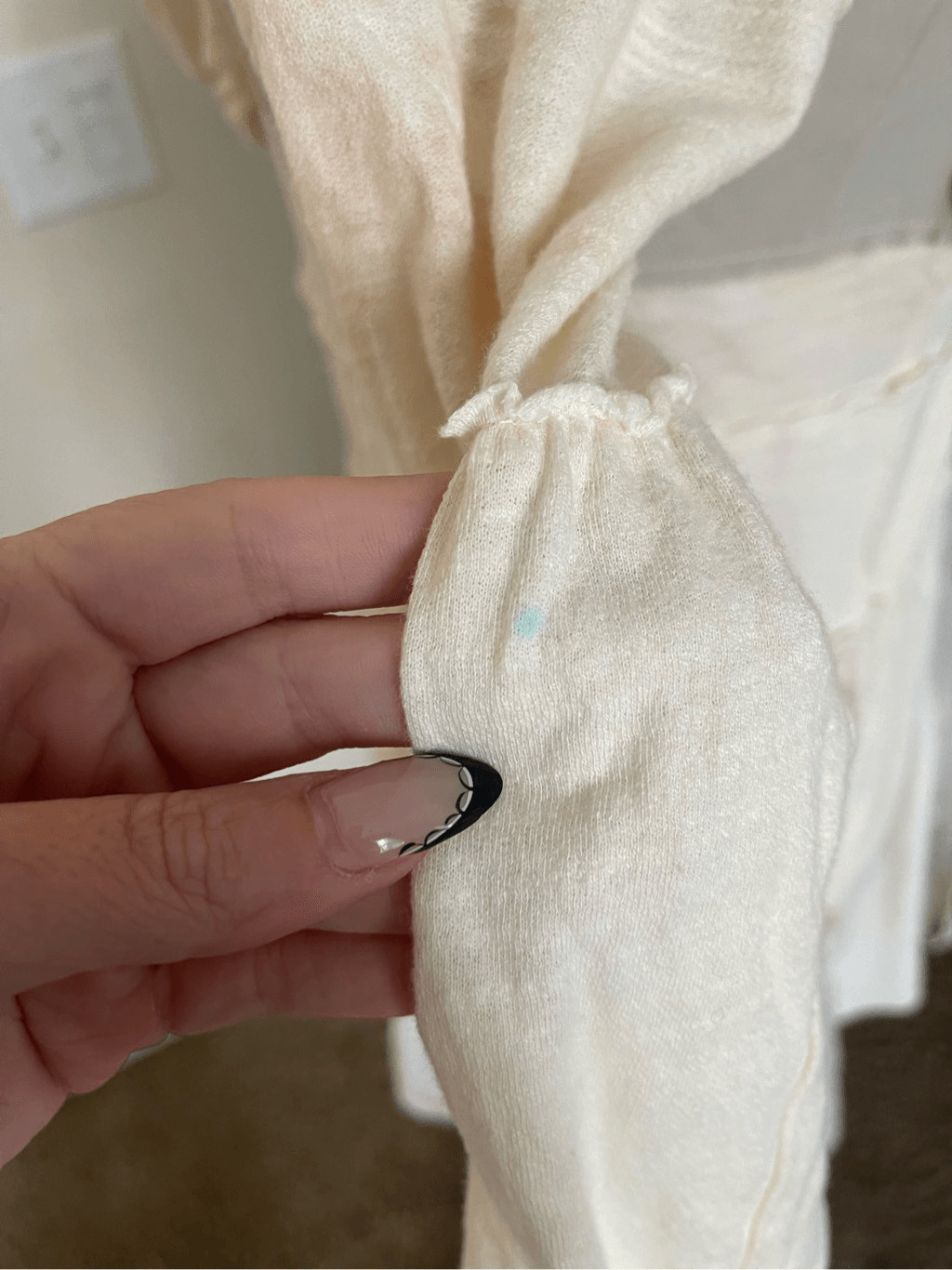 Free People Patchwork Button Down Hoodie Top  Siz… - image 7